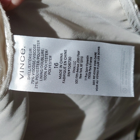 VINCE VELVET PURL-EDGED PANELED MAXI COLUMN SKIRT SIZE 16 PLUS SIZE - Picture 10 of 13